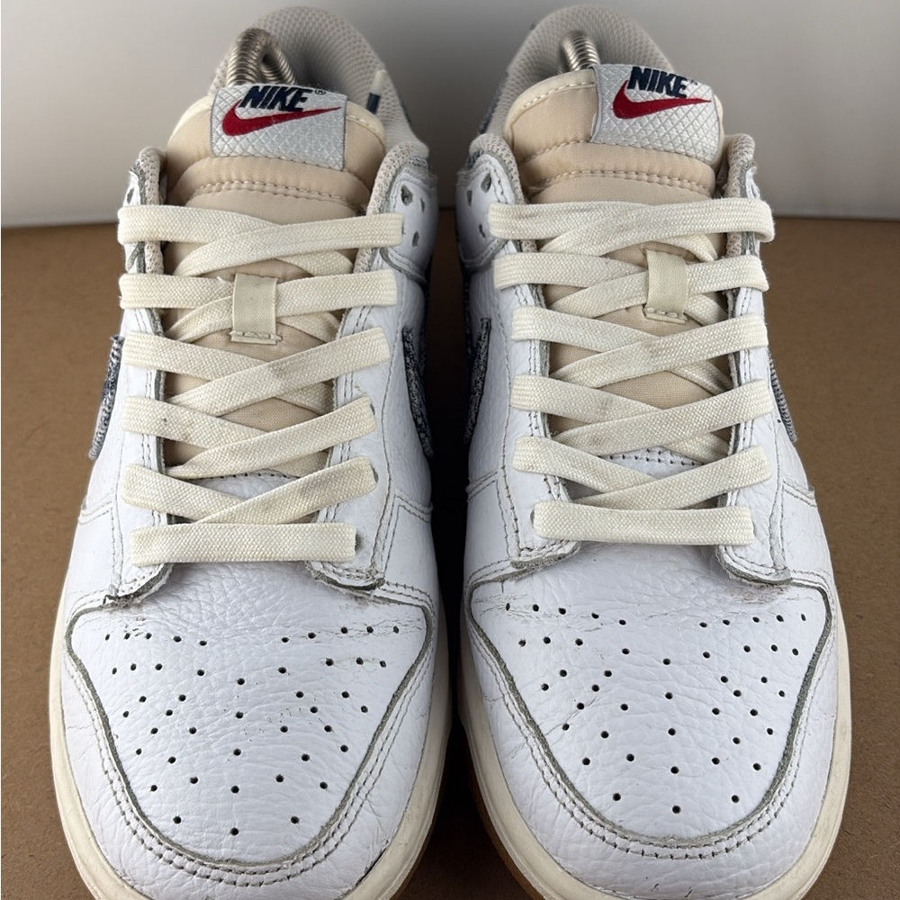 Nike Dunk Low New Americana Washed Denim FN6881-100 Men’s Size 8.5 - Picture 2 of 8
